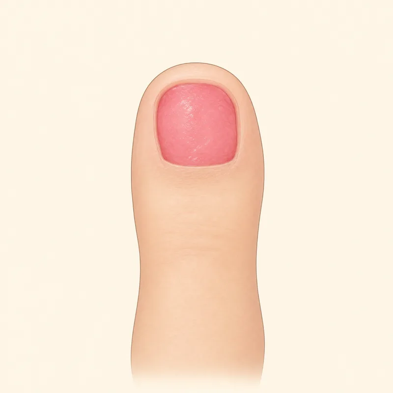 Illustration: Deep pink to dull red surface